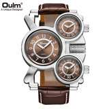 Мужские часы OULM/Oulei HP1167 оптом/горячая распродажа на ebay для внешней торговли/часовой пояс/кожаный ремешок