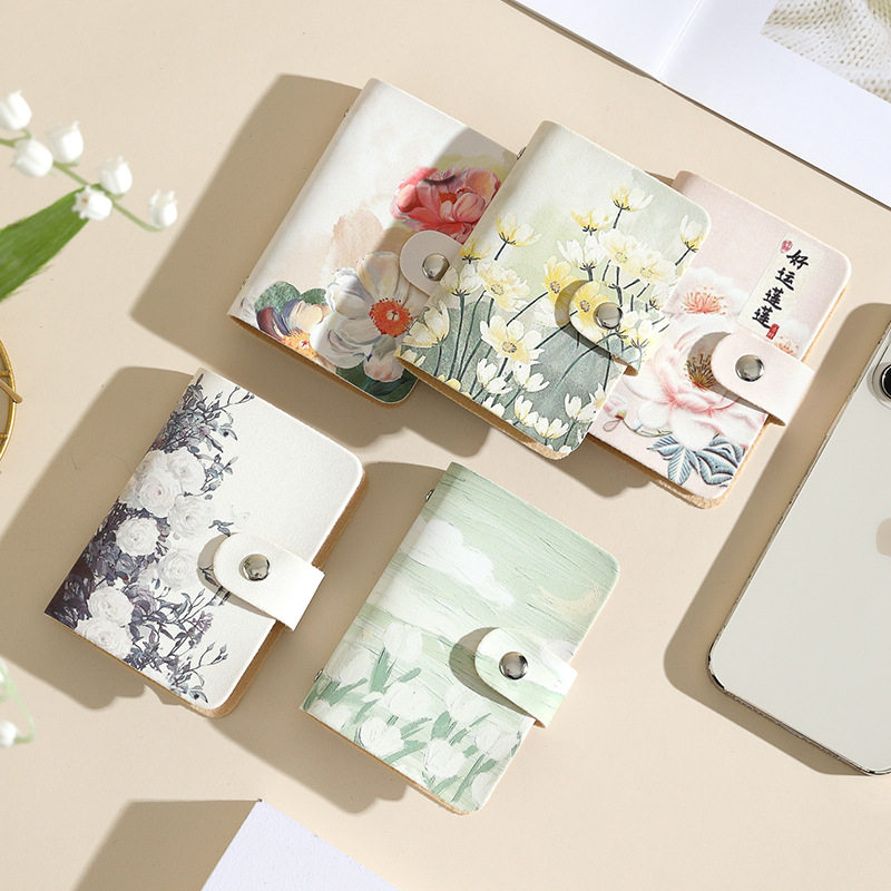 Factory direct anti-degaussing good luck lotus card double-sided card card card ID card neutral card bag