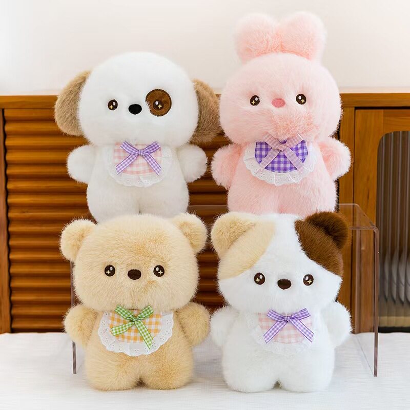 毛绒玩具批发八寸抓娃娃流量款公仔结婚抛洒互动玩偶婚礼娃娃批发