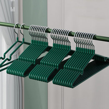 Source hanger household clothes support clothes hanger drying rack bedroom thickened hanger student dormitory clothes rack wholesale