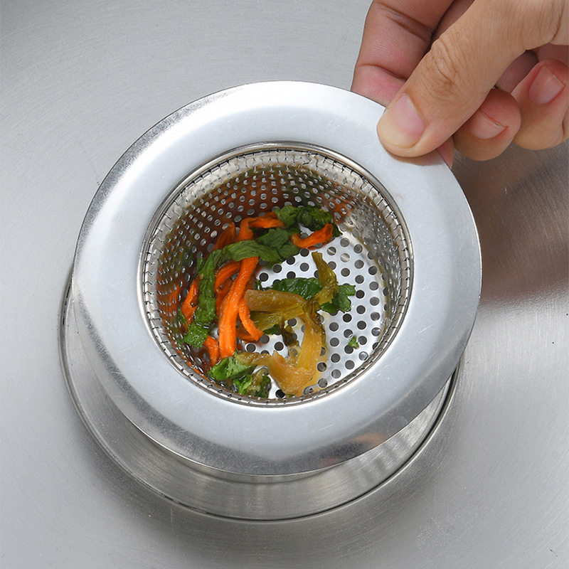 Sewer Kitchen Artifact Sink Garbage Stainless Steel Filter Sink Vegetable Basin Wash Bowl Cage Floor Drain Anti-blocking