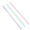 Retractable Clothes Drying Fork Balcony Clothes Fork Clothes Drying Pole Portable Clothes Pole Clothes Fork Wholesale Pure Color Plastic Pick Pole