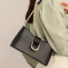 Cross-Border Foreign Trade Underarm Bag 2026 Spring/Summer New Vintage Commuter Shoulder Bag Simple Chain Crossbody Baguette Women's Bag