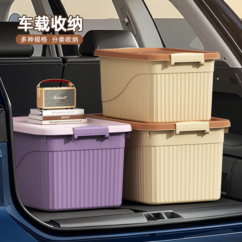 Thickened Storage Box Household Plastic Debris Storage Box Clothes Toy Storage Box Removable Extra Large Storage Box