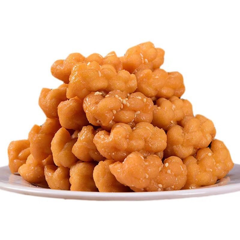 [Wholesale New Year Goods] Small Twist Snacks Cheap and Delicious Snack Food Snacks Full Box of 200 Packs