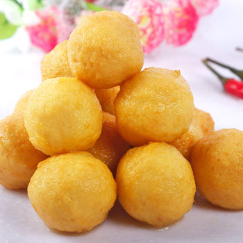 Authentic Handmade Haizhica Gold Fish Balls from Chaoshan Specialty, Produced and Processed in Shantou Region, Various Types of Frozen Meatballs