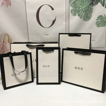 Big Brand Counter Donkey's Xiaoxiang Paris Gucci Edgar's Clothing Gift Bag Shopping Bag Packaging Bag
