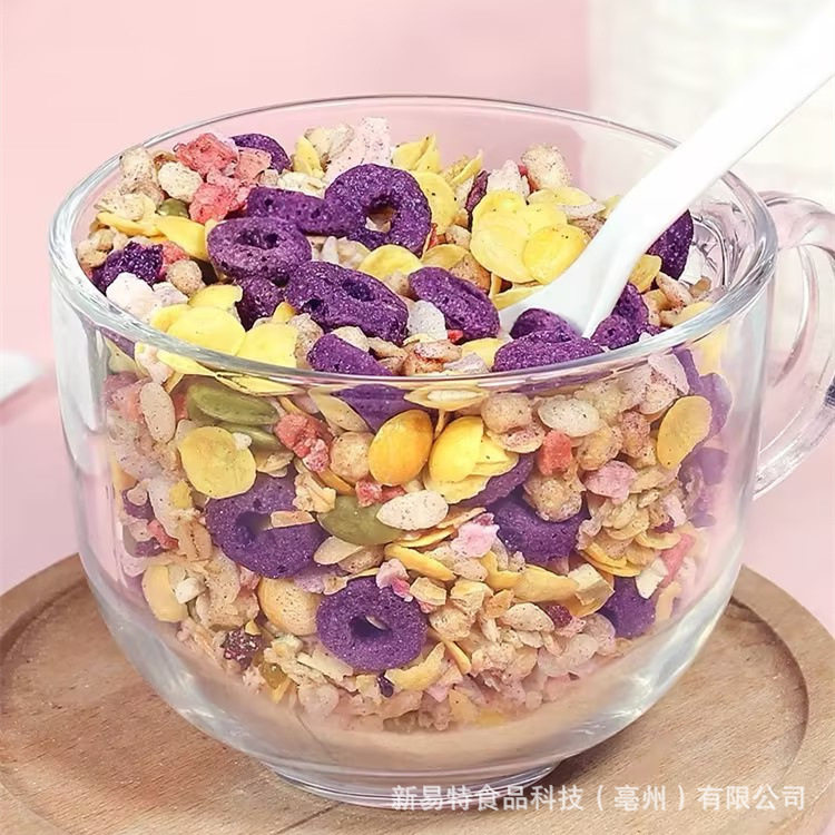 SOURCE manufacturers supply fruit cereal freeze-dried fruit and vegetable oat cereal crisp instant yogurt companion breakfast meal replacement