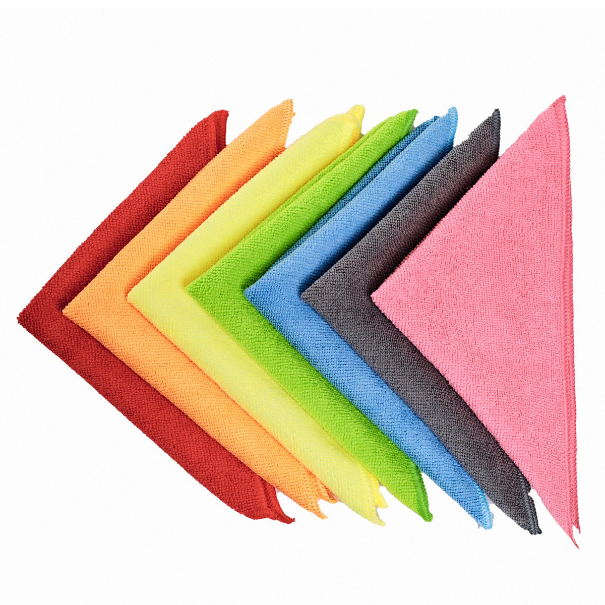 7-Color Microfiber Dishcloth, Multifunctional Car Towel, Household Kitchen Decontamination Super Absorbent Rag