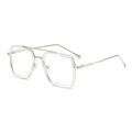 C10-silver frame-transparent ring anti-blue light