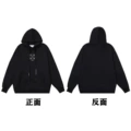 56 black of hooded sweatshirt