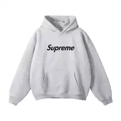 Cross-Border Fashion Trend Supreme Print Men's Sweatshirt Relaxed Drop Shoulder Hoodie Women's Wide-Leg Pants 1