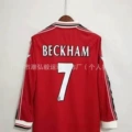 9899 red devils home long sleeve no. 7
