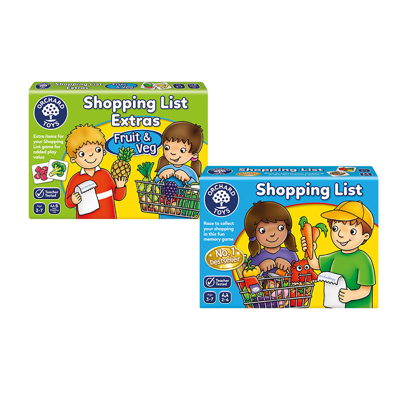 快慢狐英国ShoppingList购物清单儿童认知思维训练早教益智玩具2+