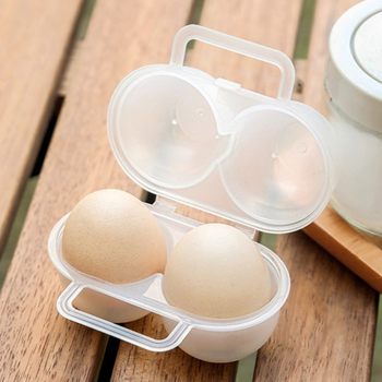 Outdoor Travel Egg Artifact Protection Box Egg Storage Box Portable Plastic Egg Tray Shock-Proof and Shatter-Proof Packaging Box with Lid