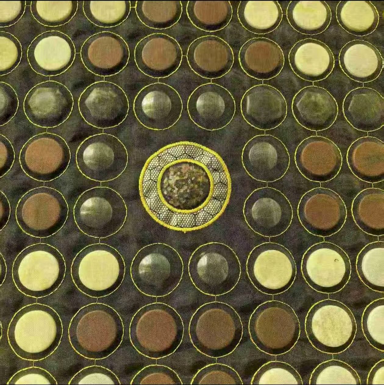 Jade Mattress Electric Heating Far Infrared Tourmaline Red Stone Medical Stone Double Temperature Double Control Edgeless