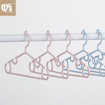 Factory multifunctional drying rack 28*15 round head children's plastic hanger supermarket seamless drying rack wholesale