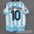 2006 argentina home jersey #10 + captain's armband