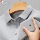 Летняя футболка с короткими рукавами Woodpecker из натуральной кожи, свободная футболка для папы среднего возраста, хлопковая рубашка поло с отворотом, открытая с бриллиантами mini 10