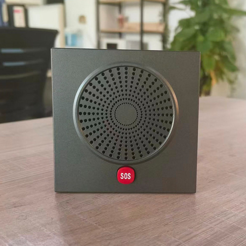 酒店客房壁挂电话机86盒一键拨号前台免提电梯客房浴室紧急呼叫器