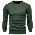 round neck army green