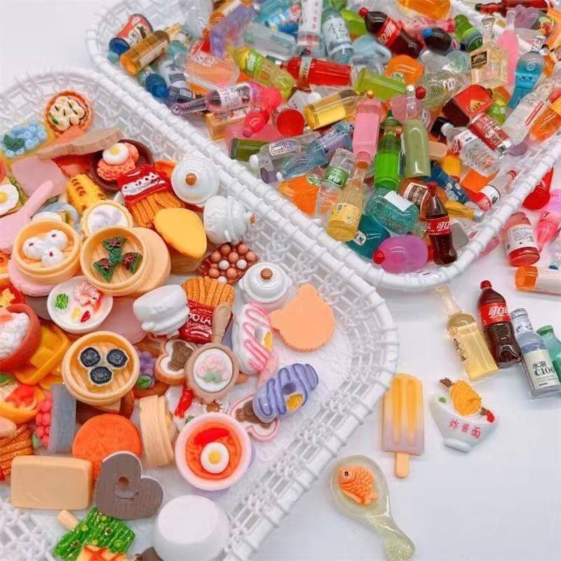 Express Box Food Toy Blind Box Mini Miniature Ornaments Package Simulation Crafts Claw Machine Gifts Cultural and Educational Store Gifts