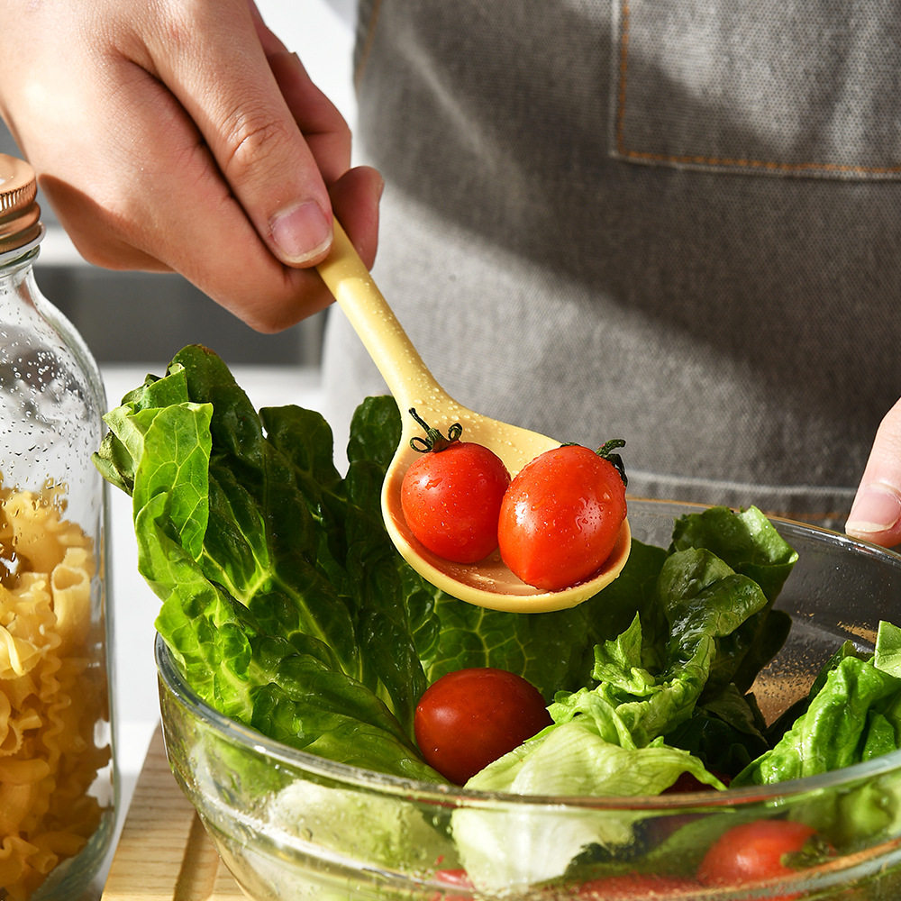 Spot Food Grade Silicone Spoon and Chopsticks Set Student Office Worker Tableware High Temperature Resistant Household Portable Tableware