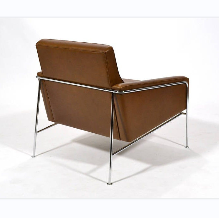 Arne Jacobsen 3300北欧风格单人沙发客厅i沙发椅皮质休闲椅