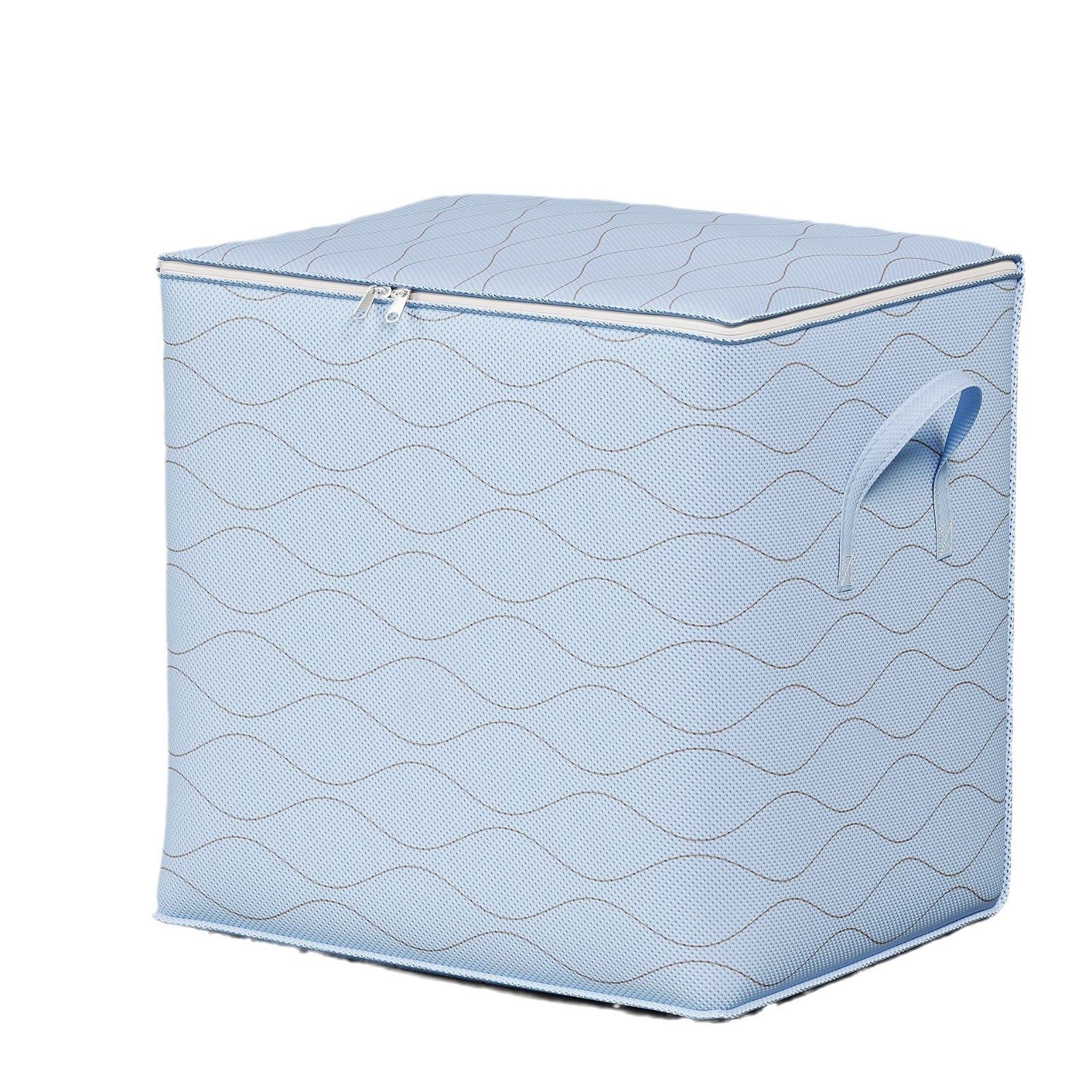 Fabric Storage Bag Large Capacity Moving Basket Wardrobe Clothes Moisture-Proof Mildew-Proof Quilt Clothes Storage Bag Tiling Box