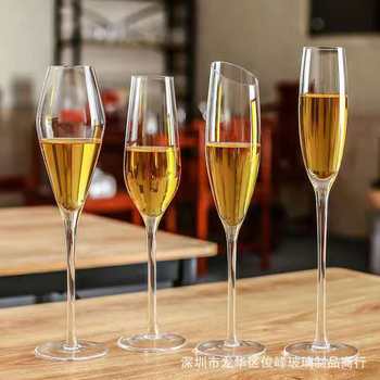 Glass Glasses Champagne Glasses Sparkling Wine Goblet Set Household Creative Red Wine Glasses Cocktail Glasses Wedding Glasses