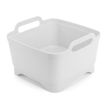 Household Simple and Portable Full Set of Vegetable Washing Basket Plastic Vegetable Washing Kitchen Drain Basket with Lid Thickeneded Mobile Sink Vegetable Basket