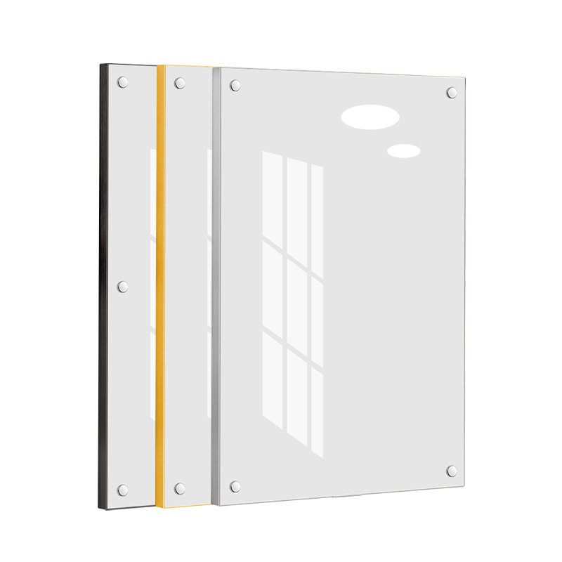 Aluminum alloy poster frame acrylic borderless display frame magnetic a3 poster frame a4 photo frame Wall 8K advertising frame