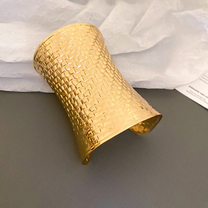 欧美跨境简约时尚手镯臂环小众冷淡风气质手环高级感百搭手饰批发