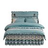 Princess Korean Style Lace Bed Skirt Four-Piece Set Five-Piece Quilt Cover Bedspread 1.8 Bedding Source Factory