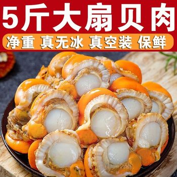 Gc Fresh Scallop Meat with Yellow Frozen Special Garlic Fresh Scallop Meat Commercial Wholesale Aquatic Products Seafood Shellfish