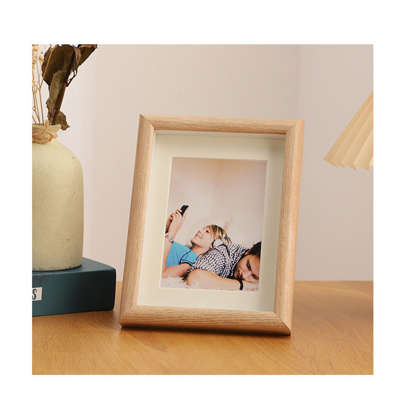 Walnut photo frame decoration desktop decoration small photo frame picture frame wholesale DIY photo frame 5-inch 6-inch mini photo frame