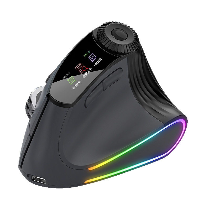 Pyp Wireless Mouse Bluetooth Silent Sound Charging Vertical Computer Laptop Office Fast Scroll Wheel Ergonomic