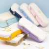 Large-Capacity Stain-Resistant Pencil Case Student Creative Stationery Storage Bag Macaron Color Matching Pencil Case Stationery Box