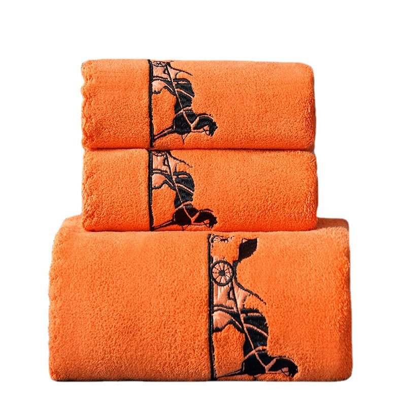 New Year Horse Year Towel Gift Box Bath Towel Three-Piece Set Annual Meeting Company Employee Benefits Souvenir Wedding Return Gift