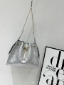 3707 leather silver