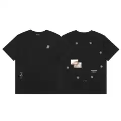 Cross-Border Travis Scott Cj X Ap Vintage Tee Co-Branded Watch Peripheral T-Shirt