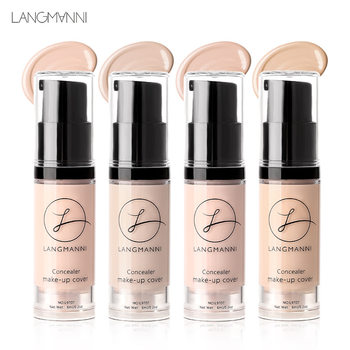 langmanni Cross-border Makeup Foundation Liquid Concealer Brightens Skin Color Waterproof No Makeup BB Cream