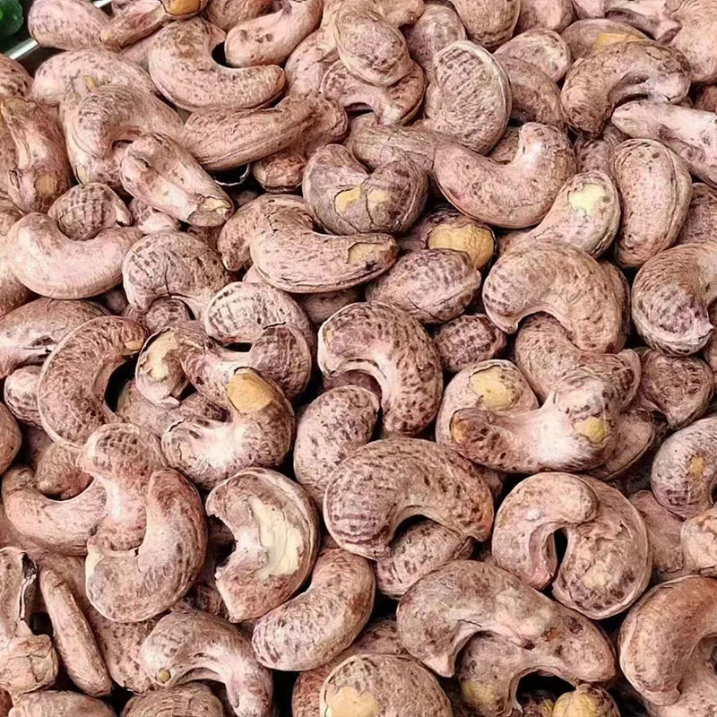 Cashew Nuts with Skin, Xinjiang Charcoal Roasted Nuts Wholesale Exhibition, Douyin Supply, Bulk 500g, Can Be Shipped as Original Crispy Flavor