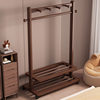 Wholesale Solid Wood Coat Rack, Floor-Standing Bedroom Household Old Bamboo Clothes Hanger, Simple Clothes Drying Rack, Indoor Clothes