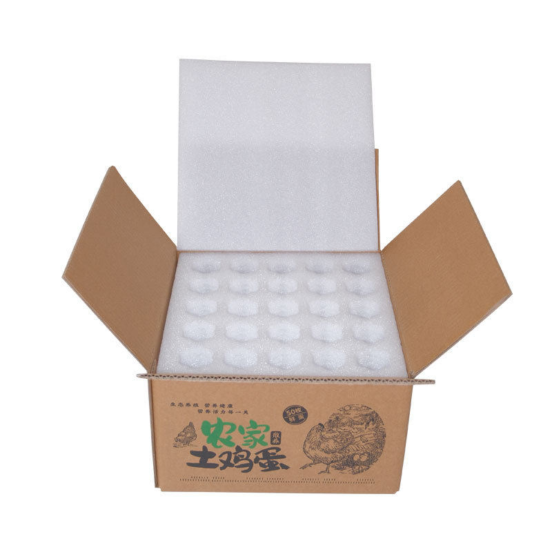 Epe Pearl Cotton Egg Tray Egg Express Box Egg Carton Carton Anti-Fall Shock-Absorbing Egg Tray Wholesale Dropshipping
