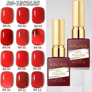 KALISA Nail Polish Gel Tomato New 2025 Watermelon Red Red Chinese Red Light Therapy Nail Polish Gel