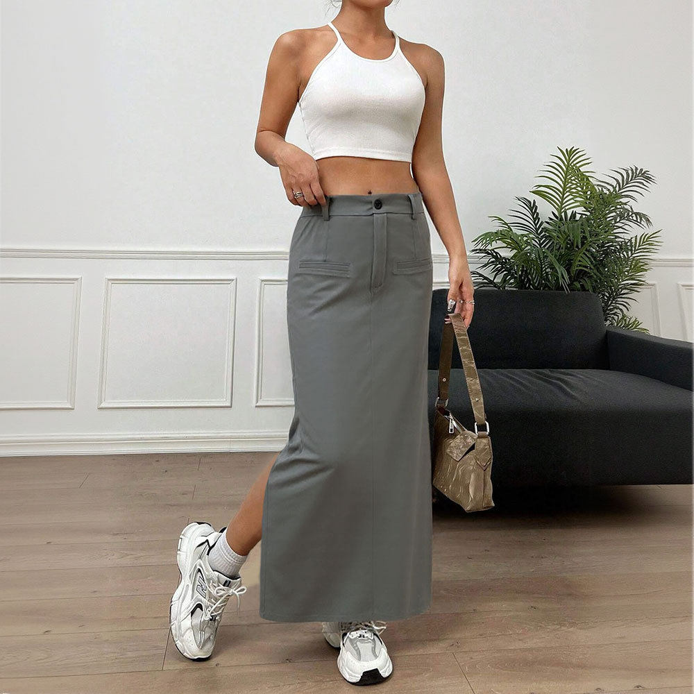 High Waisted Bodycon Skirt Vintage Style Slim Fit Elegant Design Perfect for Parties and Night Out Wholesale