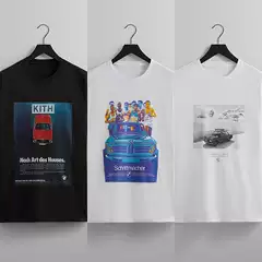 Kith for MWB Skii Tee Marbled Vintage T-Shirt