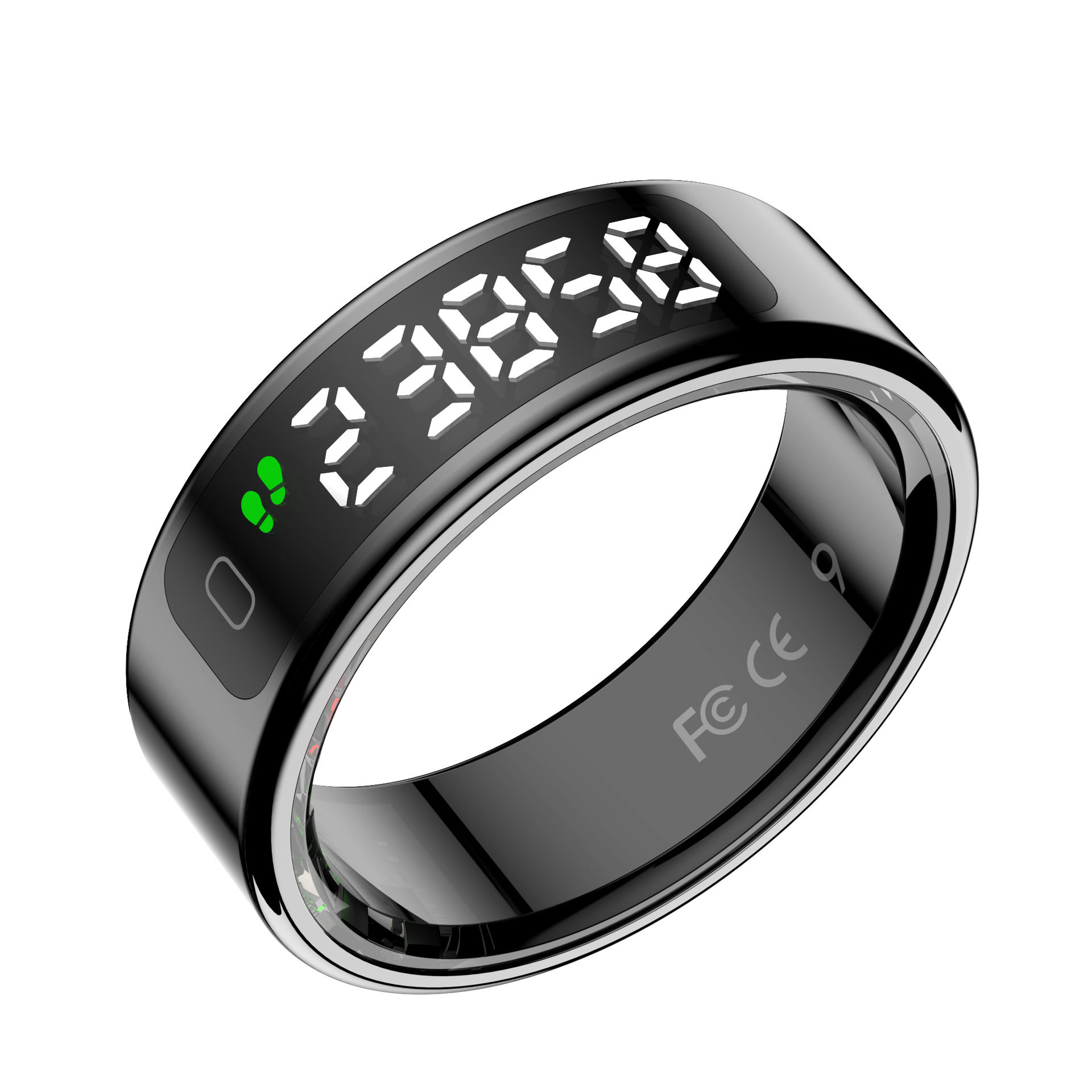 Cross-Border New Smart Ring R11 with Display Touch 1 Atm Waterproof Health Monitoring Heart Rate Blood Oxygen Gesture