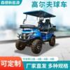 2-4 Seats Electric Golf Cart Four-Wheel Sightseeing Car Off-Road Beach 72V Lithium Lead-Acid Battery Club Car